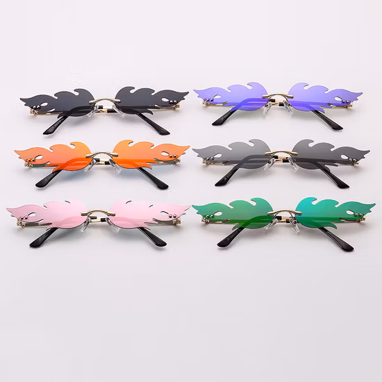 Классные солнцезащитные очки в форме огня и пламени